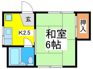 常楽荘の物件間取画像